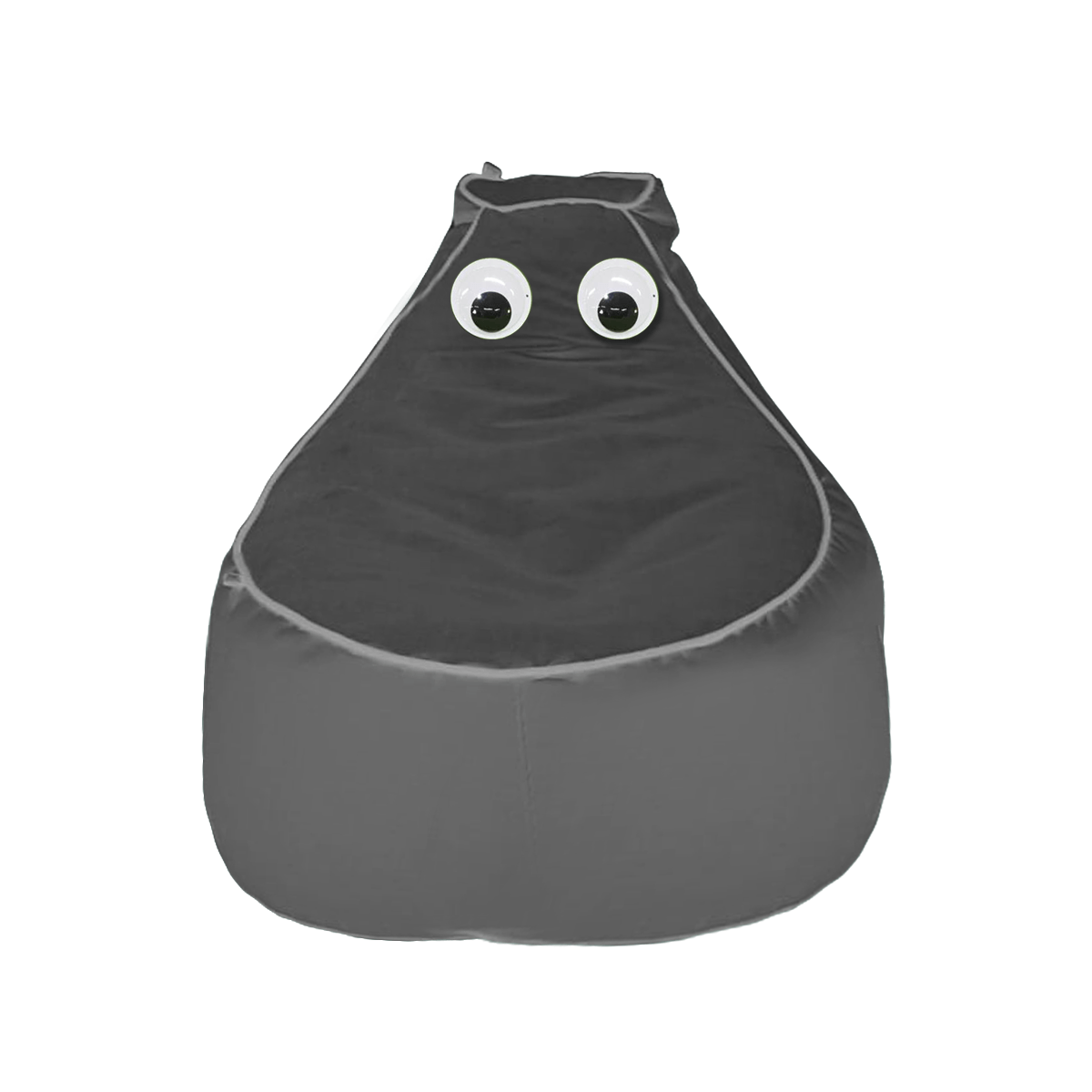 פוף ילדים אפור כהה