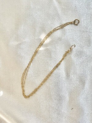 Golden Waterfall Anklet