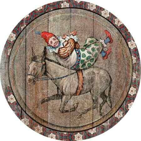 Vintage Clown Digital Design