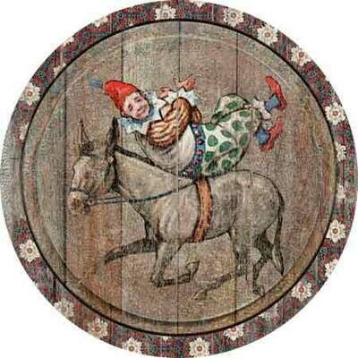 Vintage Clown Digital Design