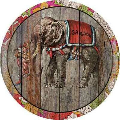 Vintage Elephant Digital Design
