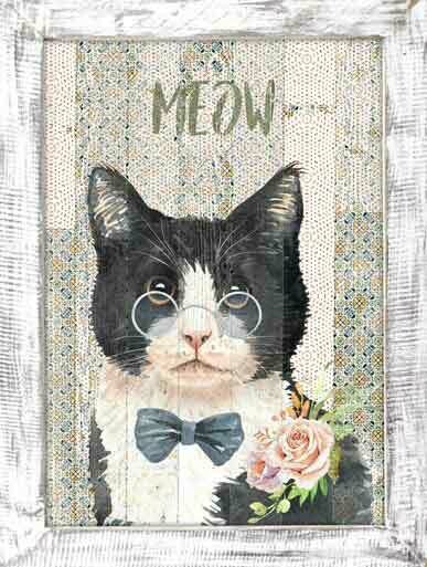 Feline Portrait Digital Design