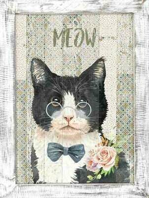 Feline Portrait Digital Design