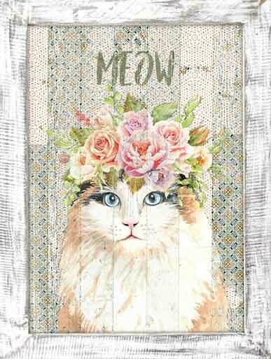 Feline Portrait Digital Design
