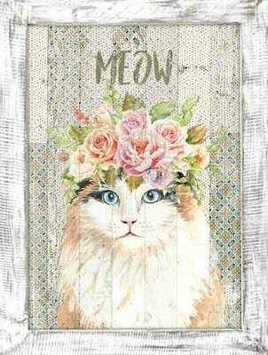 Feline Portrait Digital Design