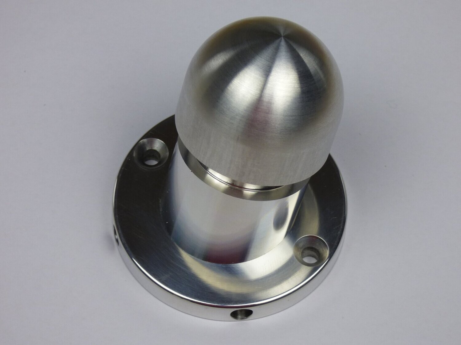 Fußpiston Aluminium  / rund