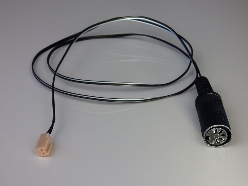 Midikupplung auf 2-pol Platinenstecker Midikupplung auf 2-pol Platinenstecker