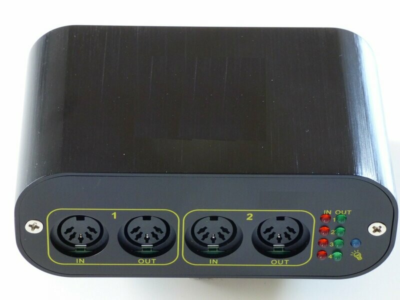 USB MIDI-Interface 4+4 (8+8 und 16+16)