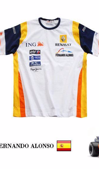 FERNANDO ALONSO REPLICA T SHIRT BOYS
