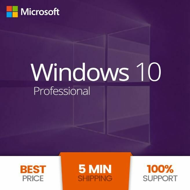 ✅Instant windows 10 pro key Lifetime Key 32/64bit 🔥GENUINE LICENSE ACTIVATION🔥