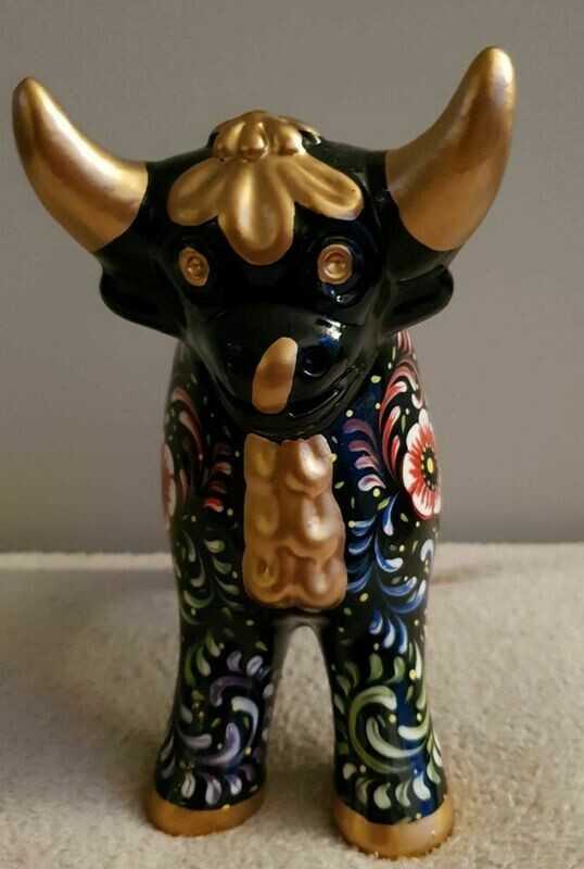 Torito de Pucara Negro ( tamaño grande )