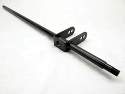 STEERING SHAFT W/STRAIGHT END [ BLACK OXIDE FINISH ]