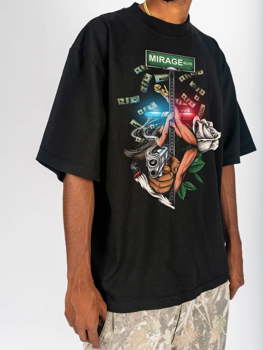 Mirage Blvd  Drop Shoulder Shirt