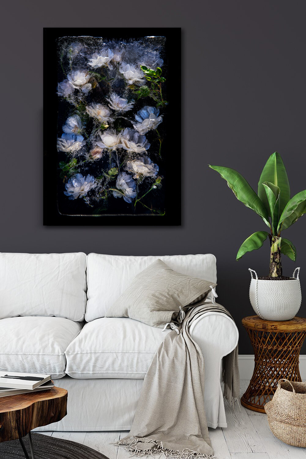 Roses are white -  80x120cm - Artist Proof