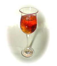 Crystal Red Candle