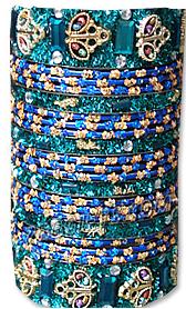 Turquoise Chori Set