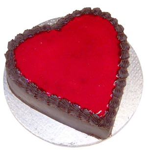 Heart Shape chocolate Cake