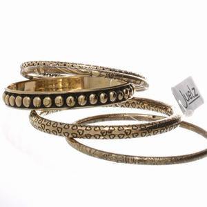 Narrow Metal Gold Bangles