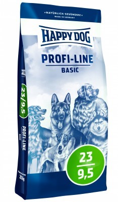 Happy Dog Profi-Line 23 - 9,5 basis - 20 kg. Rabat pris  fra 435 kr.