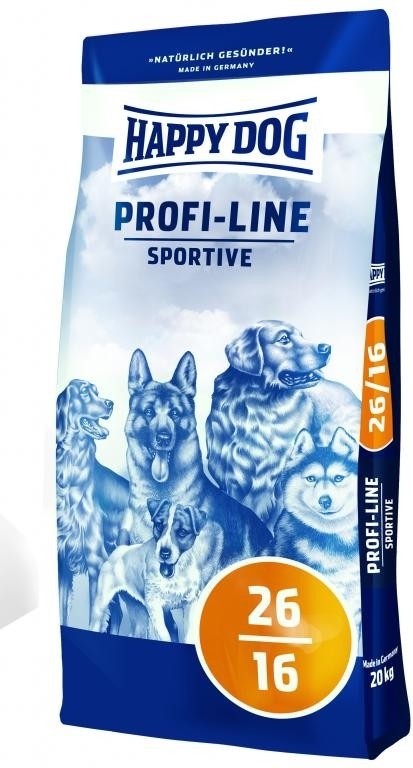 Happy Dog Profi-Line 26 - 16 Sportive - 20 kg. - Rabat pris fra 450 kr.