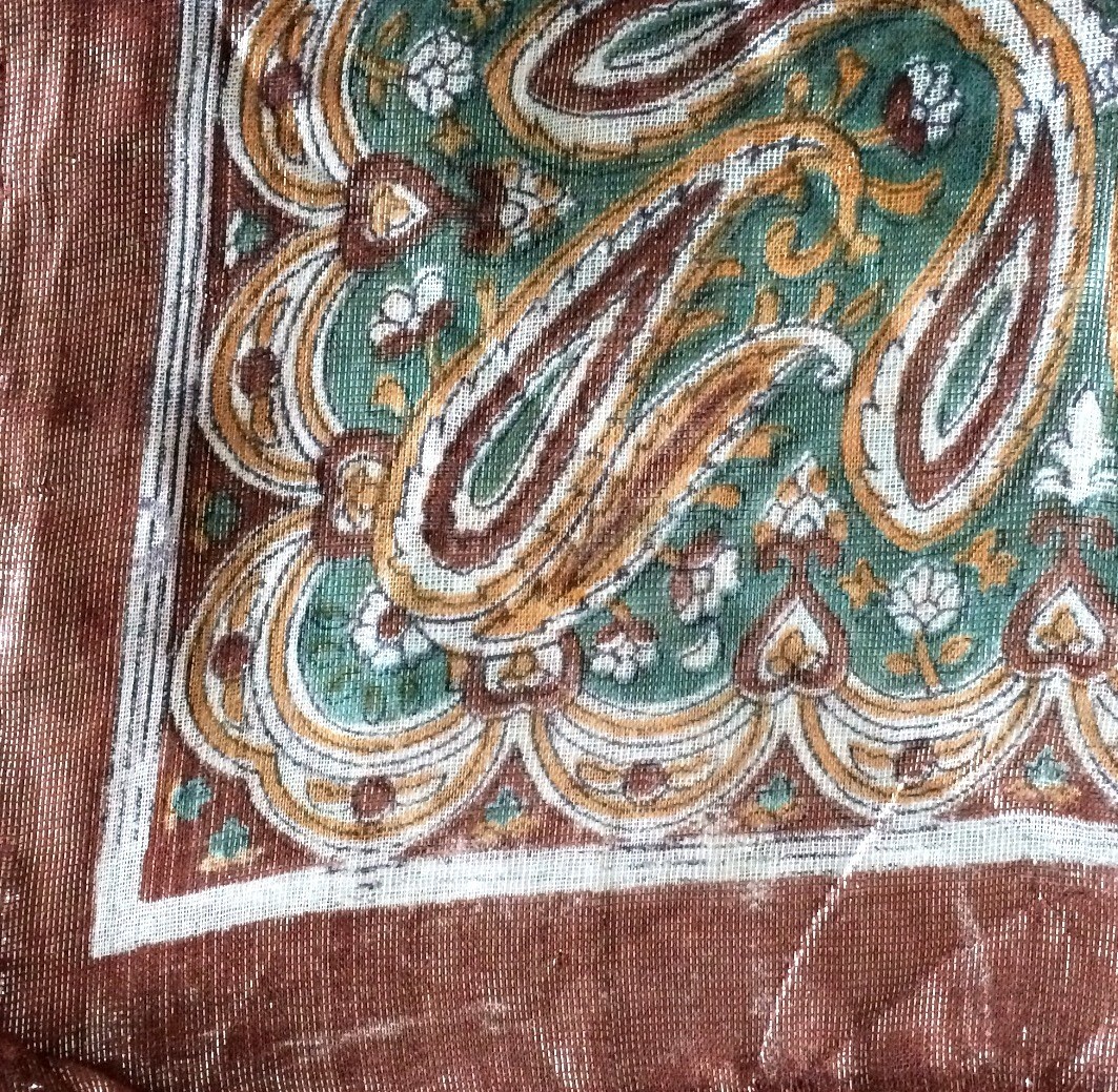Light brown shimmering tichel