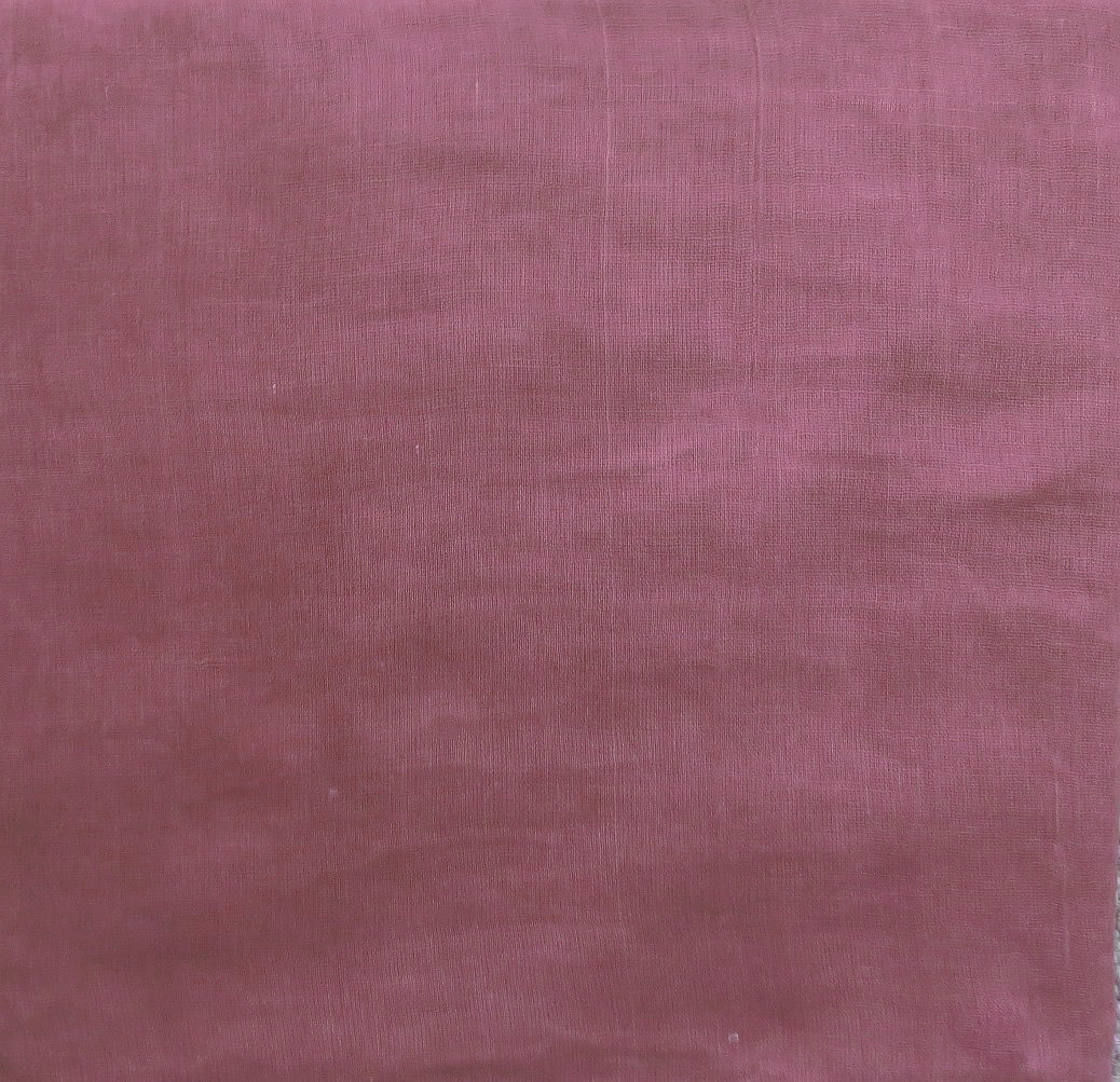 Dull raspberry solid color cotton tichel headscarve
