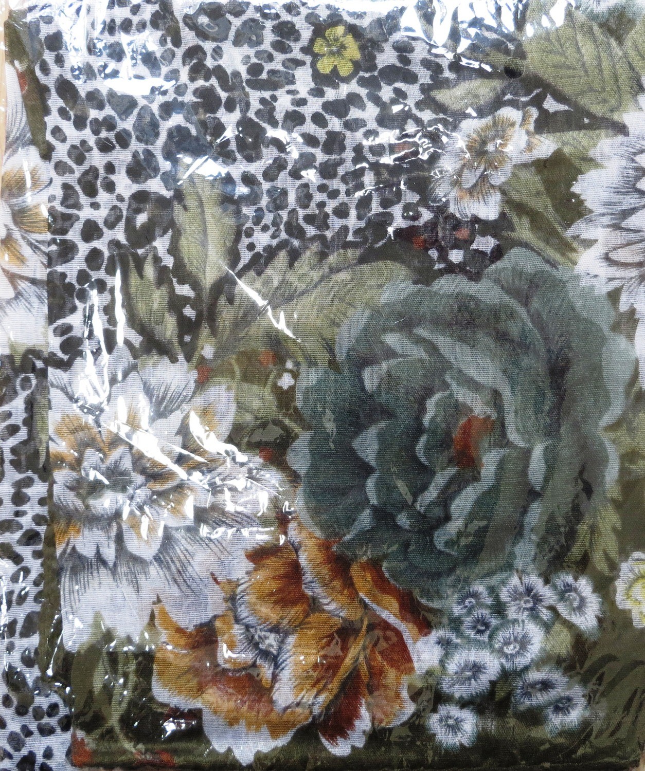 Olive burst o flower tichel
