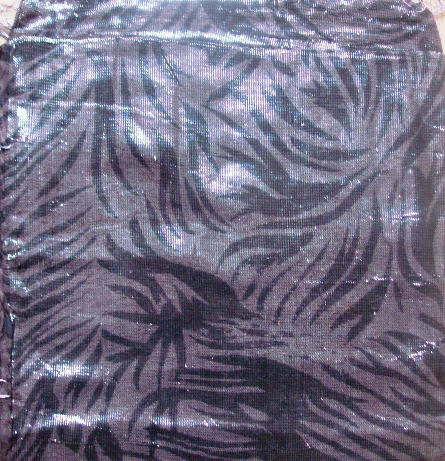 Brown  tiger shimmering animal print tichel