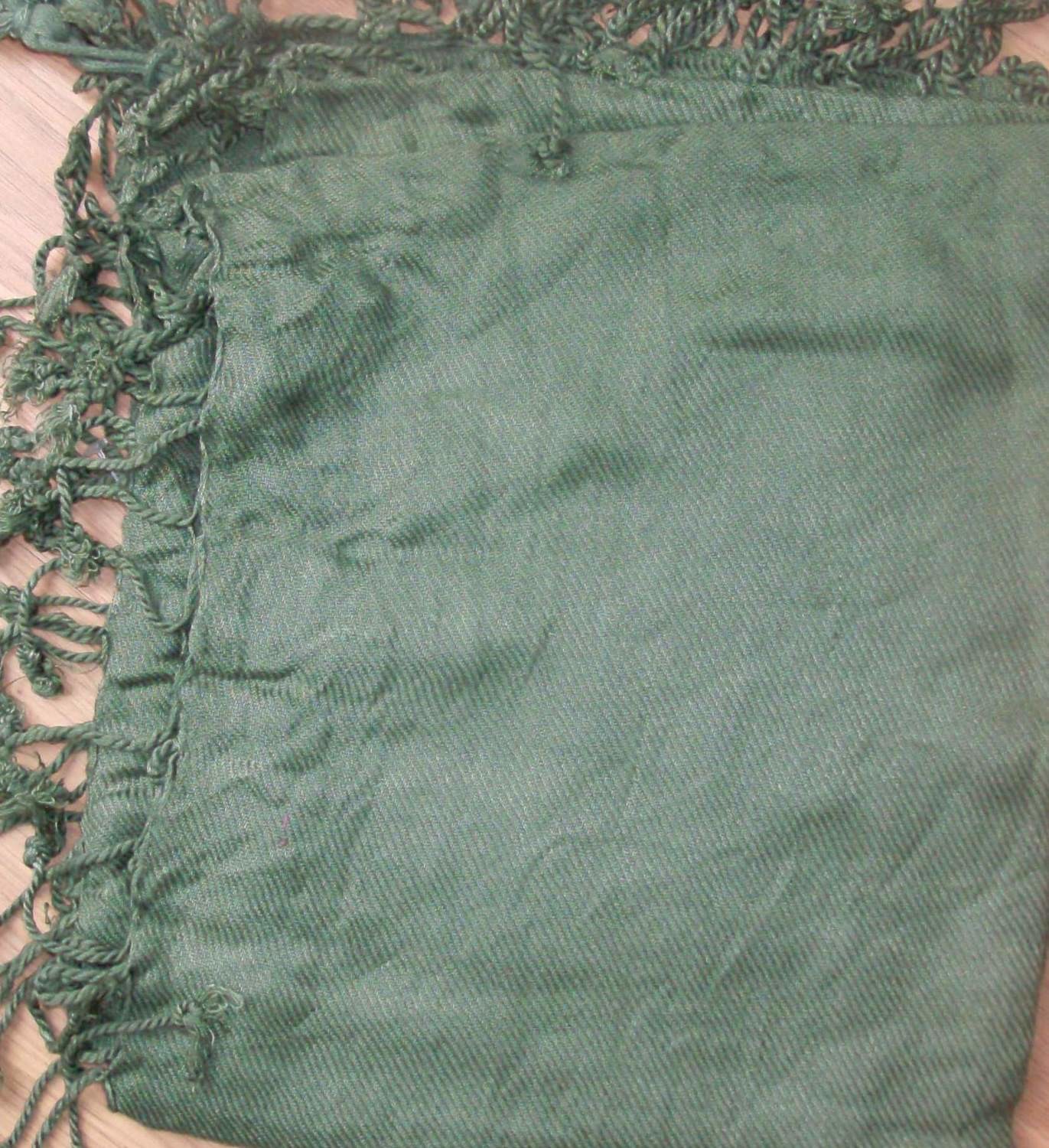 Quilted tichel army green