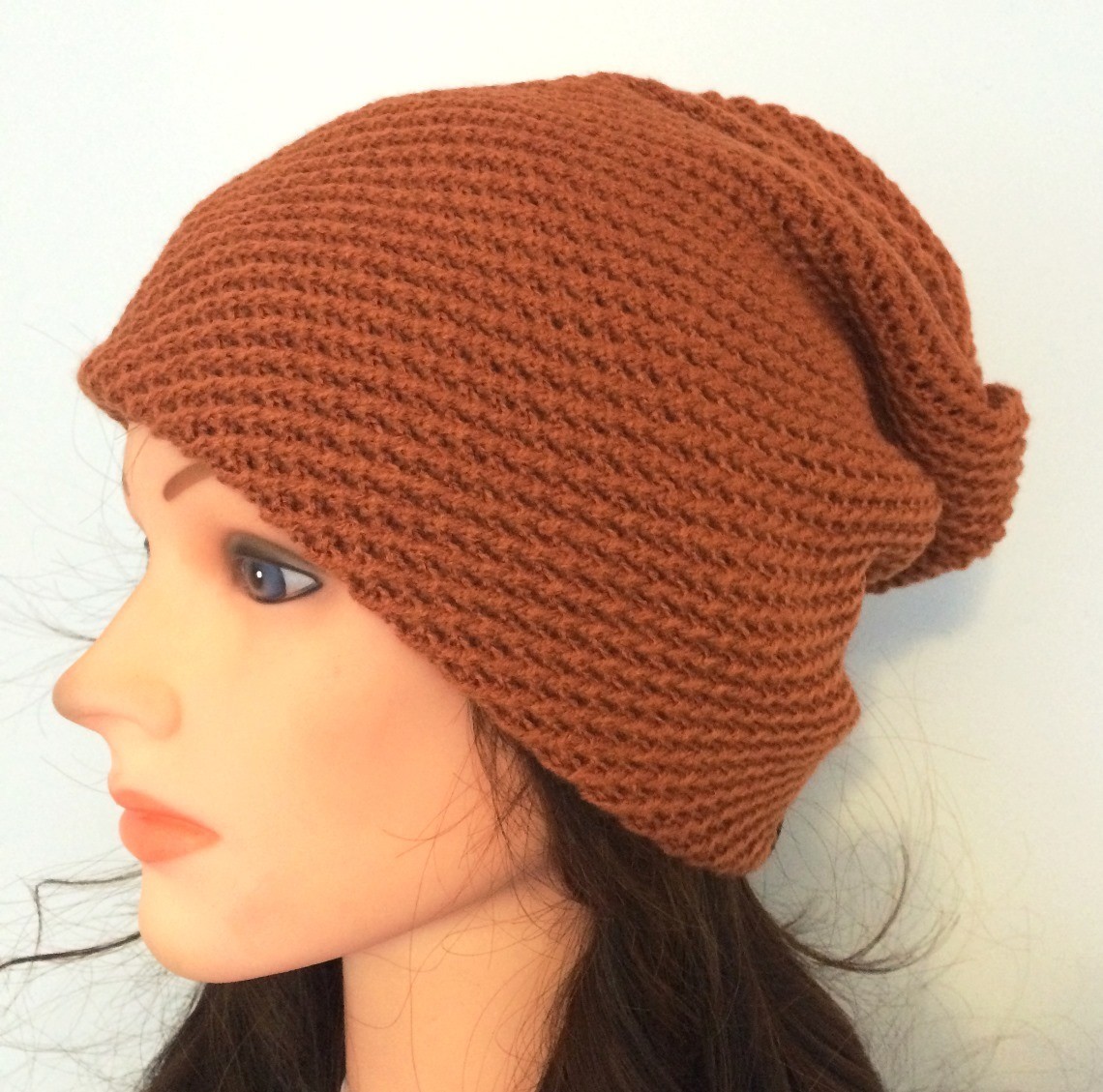 Burnt orange slouchy hat/beret