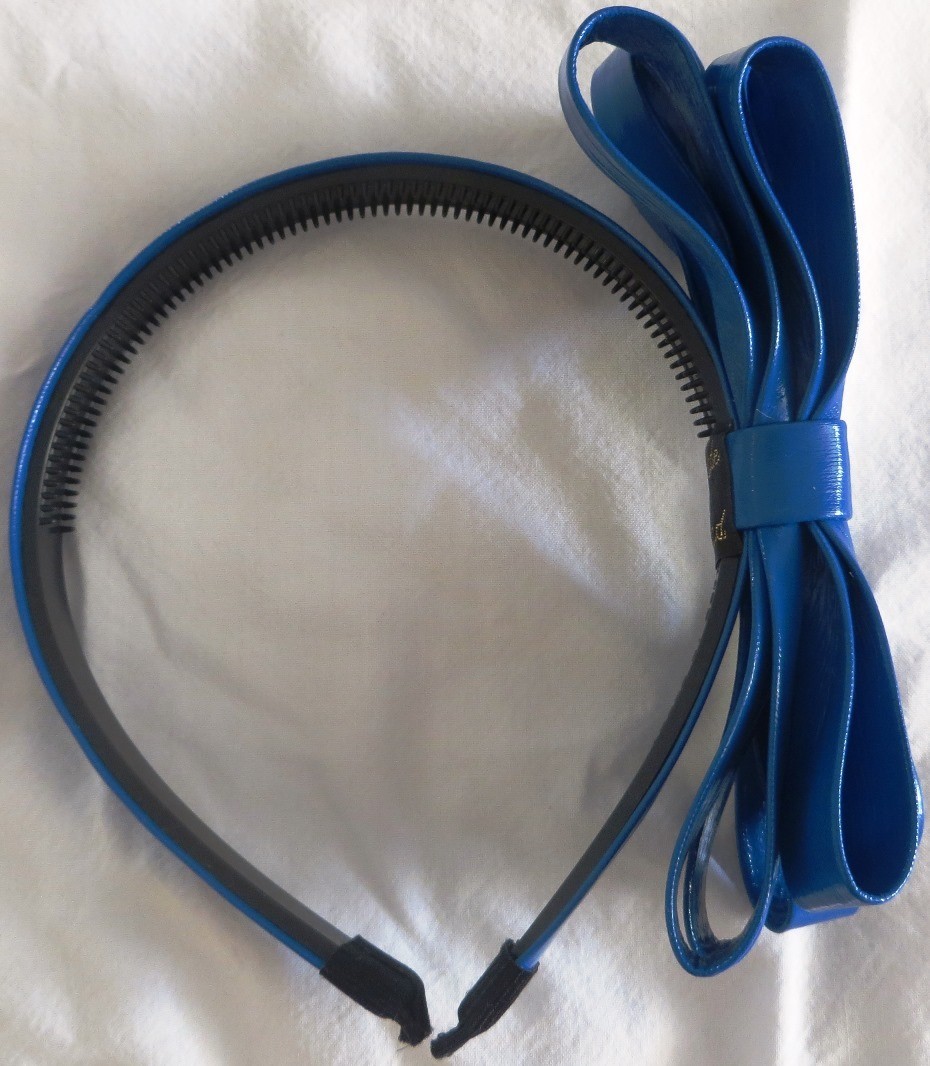 Blue Spring bright headband