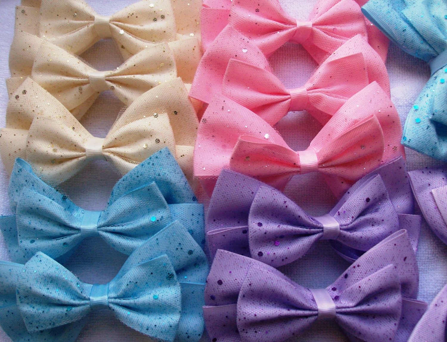 speckled bows