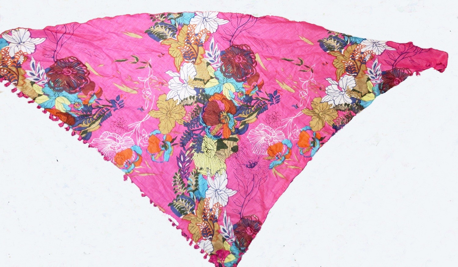 Hot pink tichel bandana