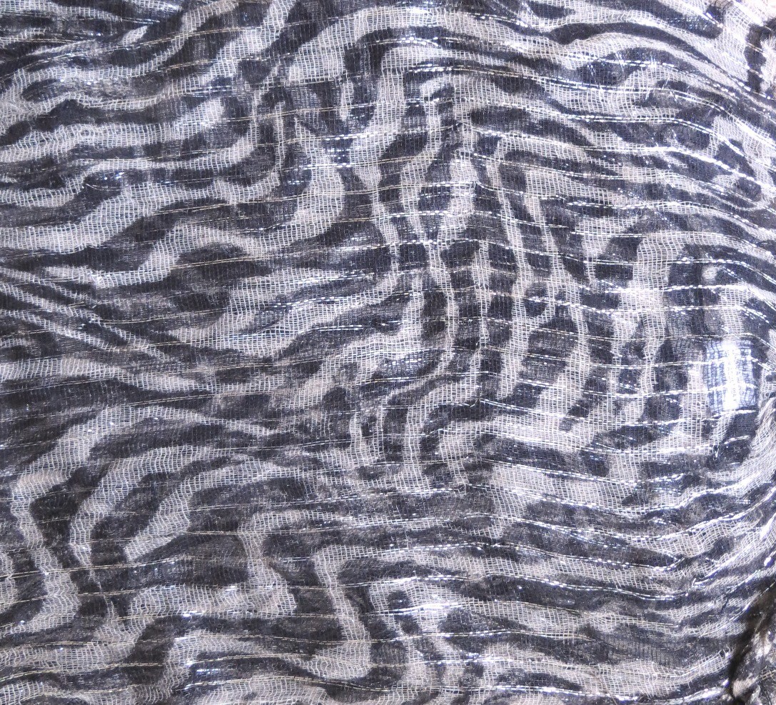 Pale Taupe basic animal print tichel