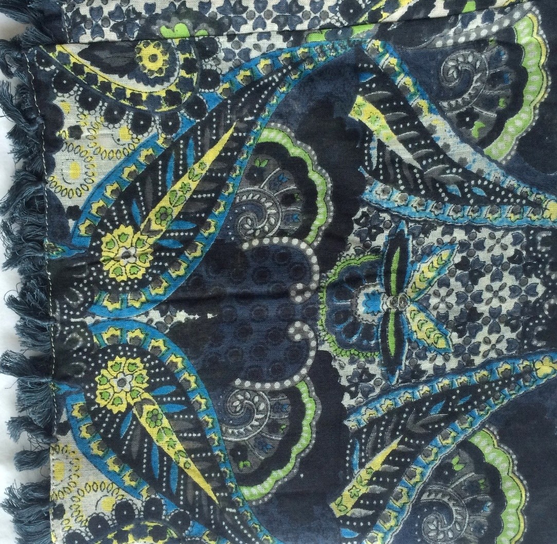 Navy, yellow, and more colors; extra fancy tichel