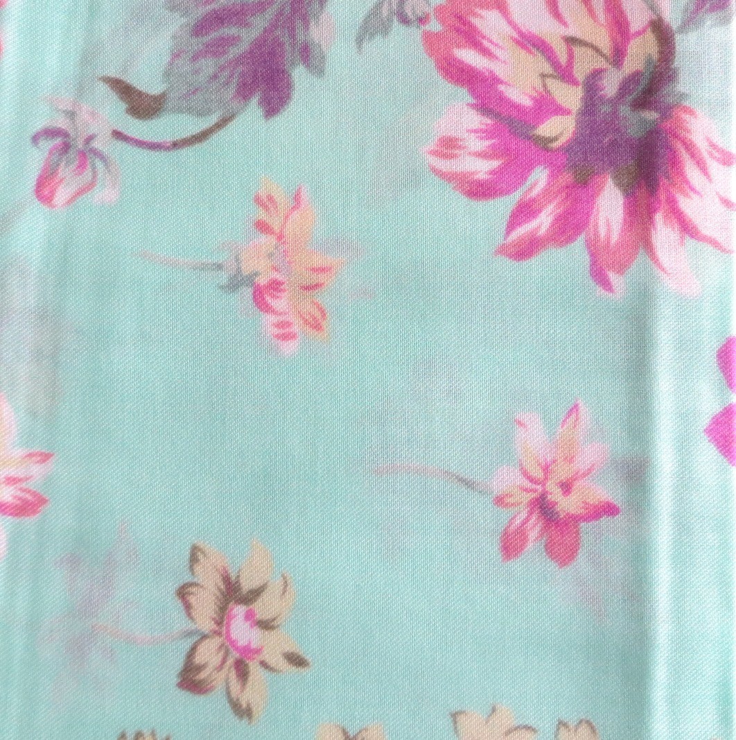Pistachio green vintage tichel