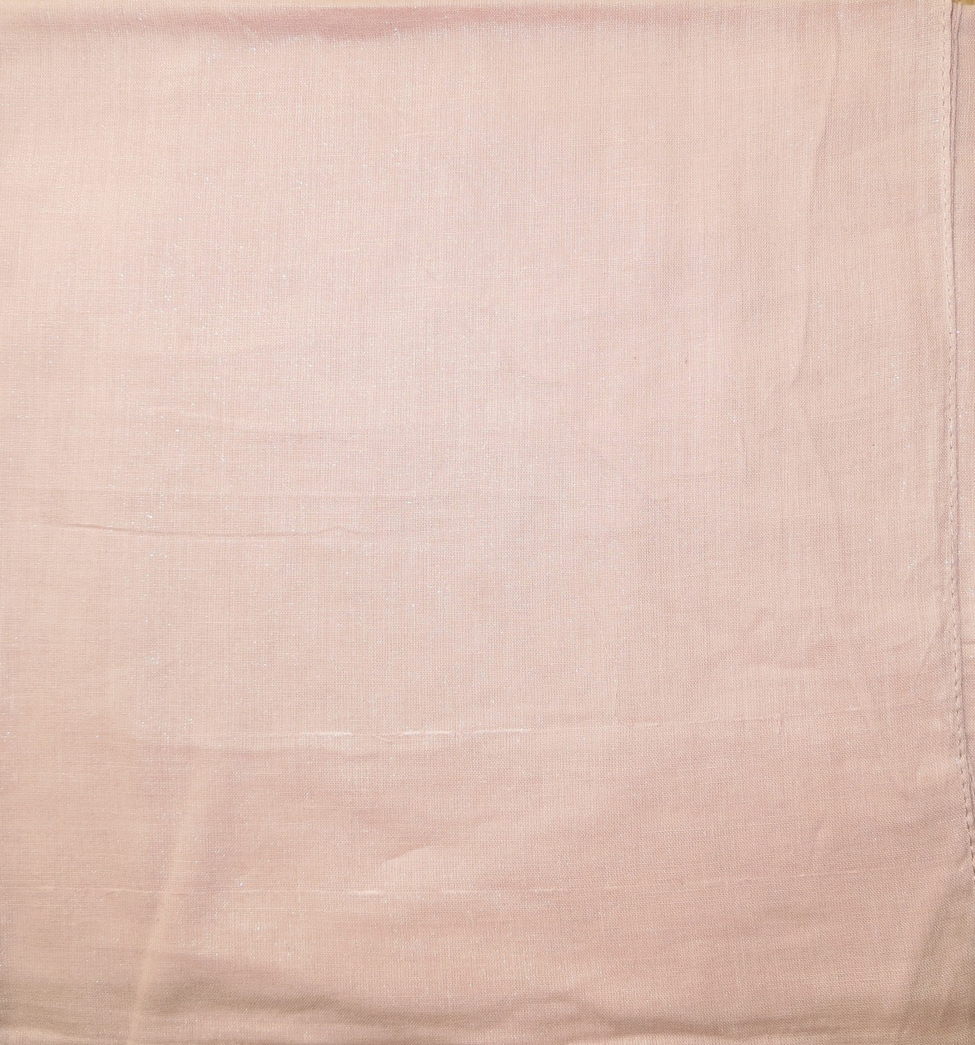 Dusty pink solid color sheen tichel