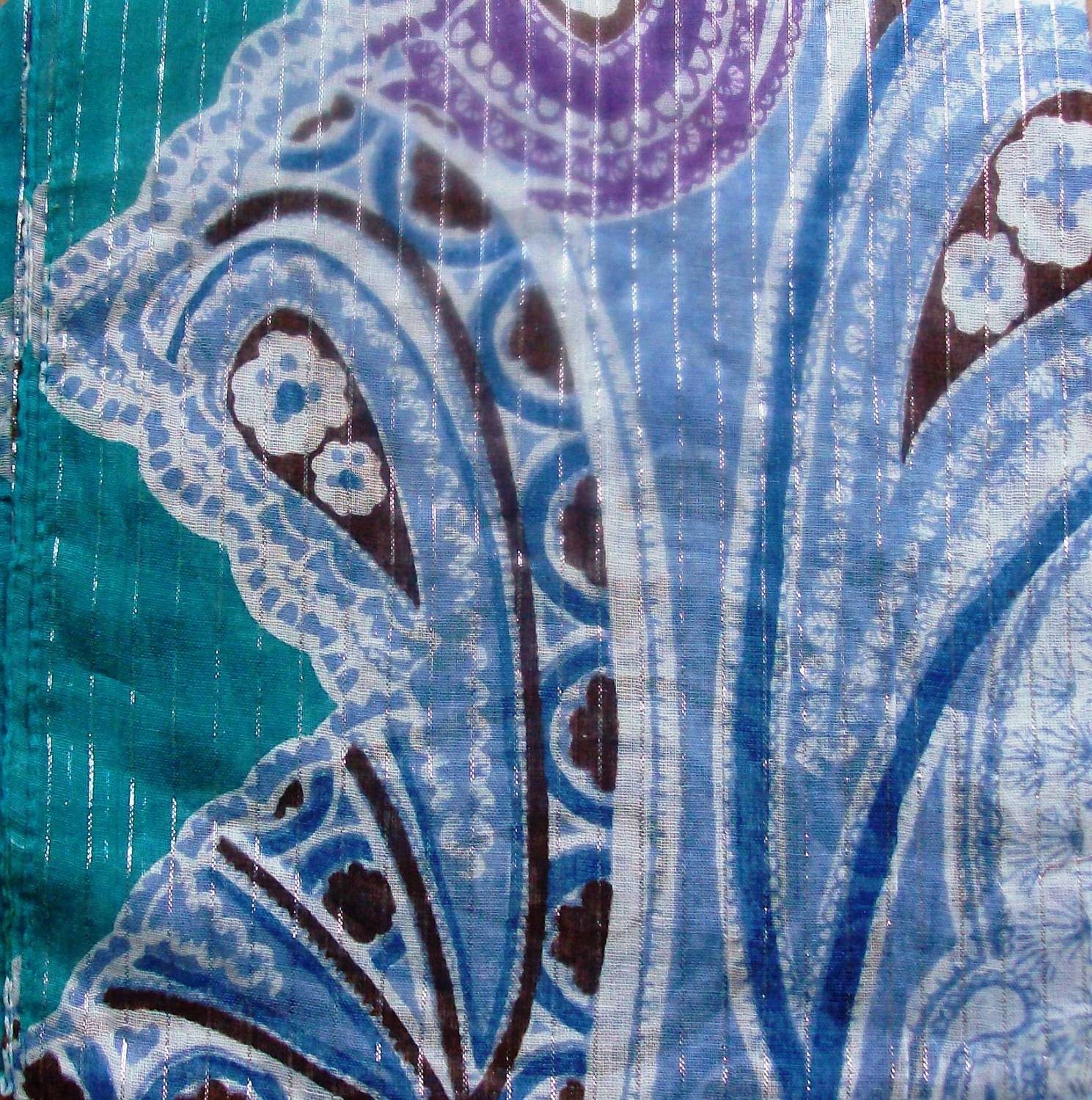Turquoise waves tichel
