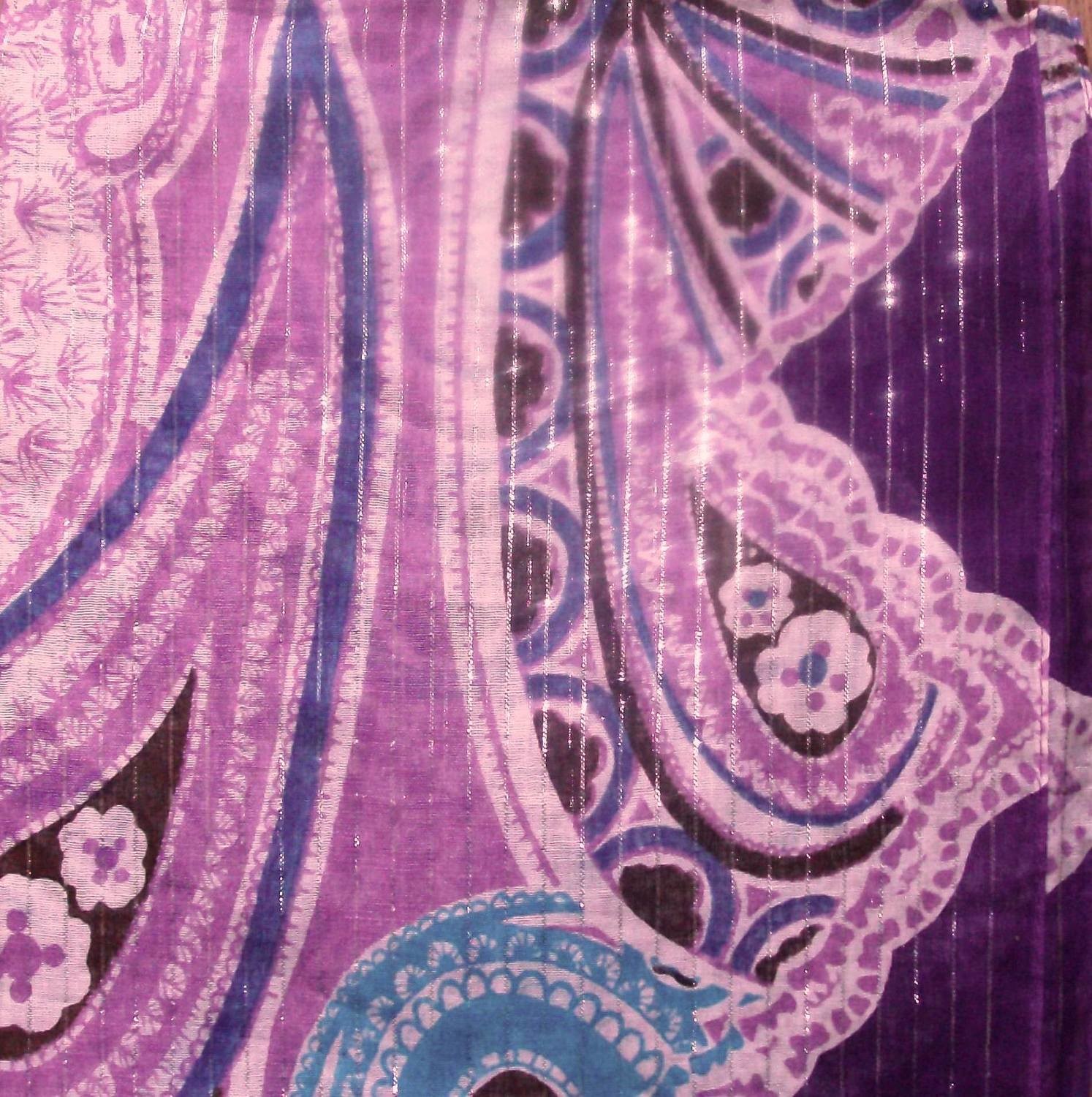 Purple waves tichel