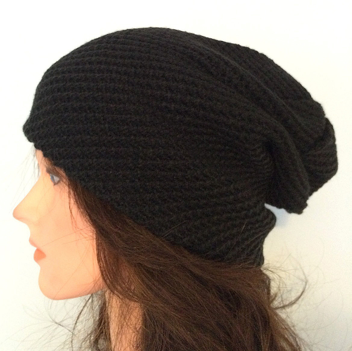 Black slouchy hat/beret