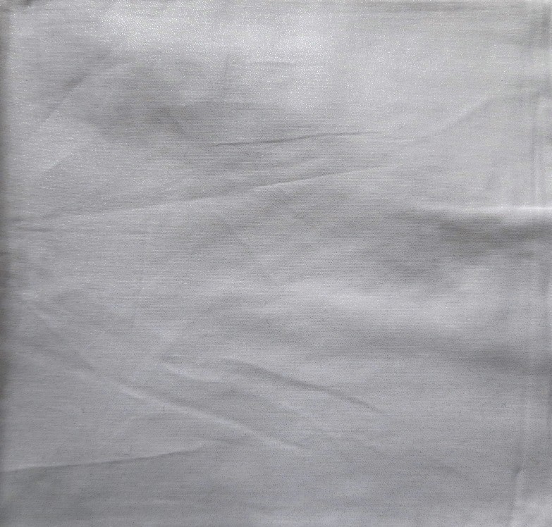 White solid color sheen tichel