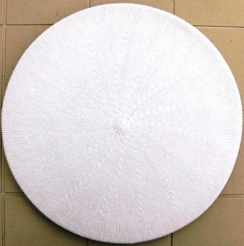 Cotton beret white large