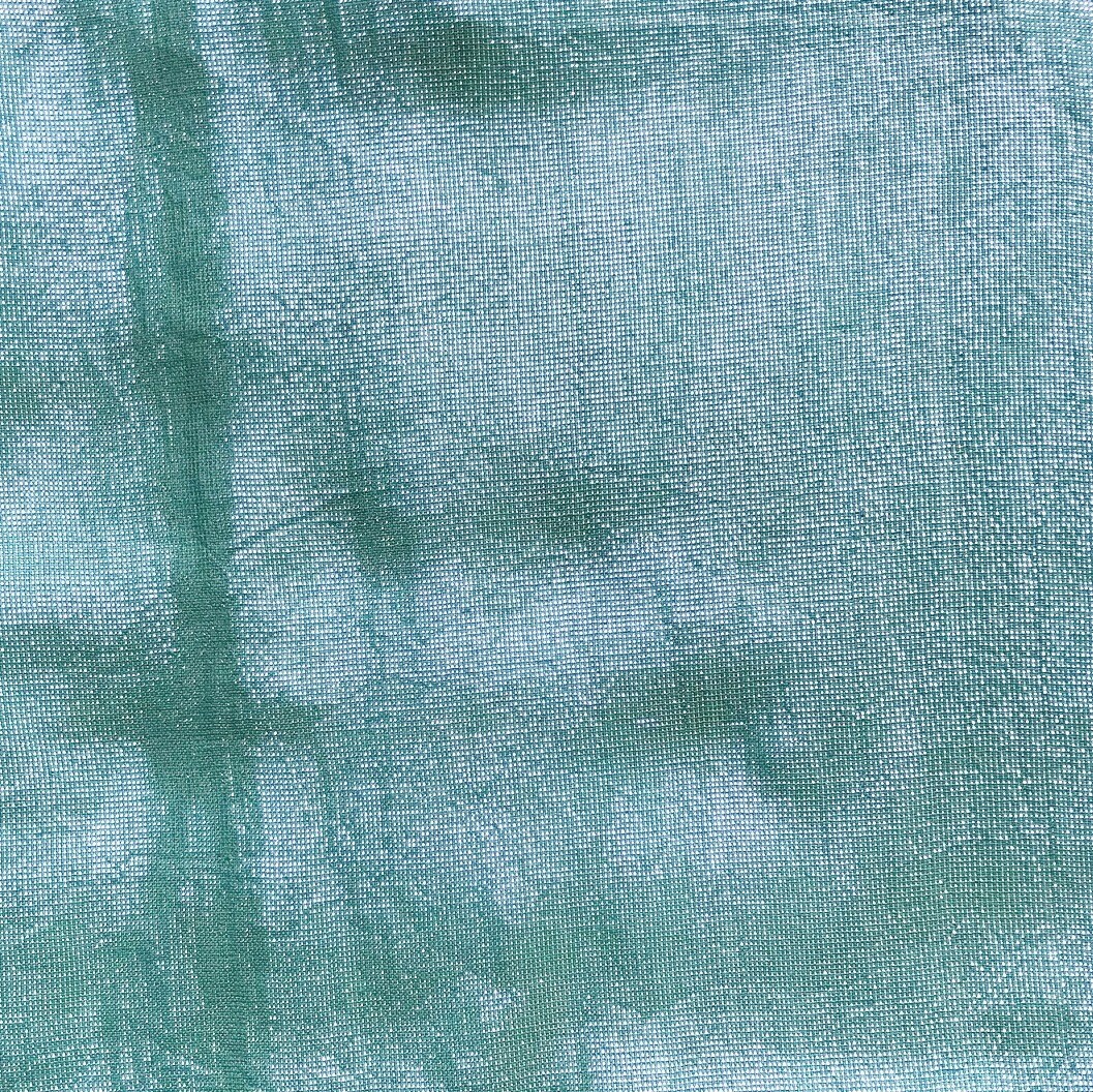 Shimmering solid tichel  crocodile green (med. color)