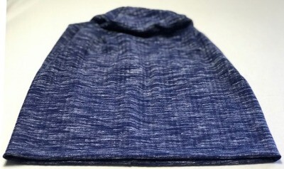 Navy soft cotton Beanie