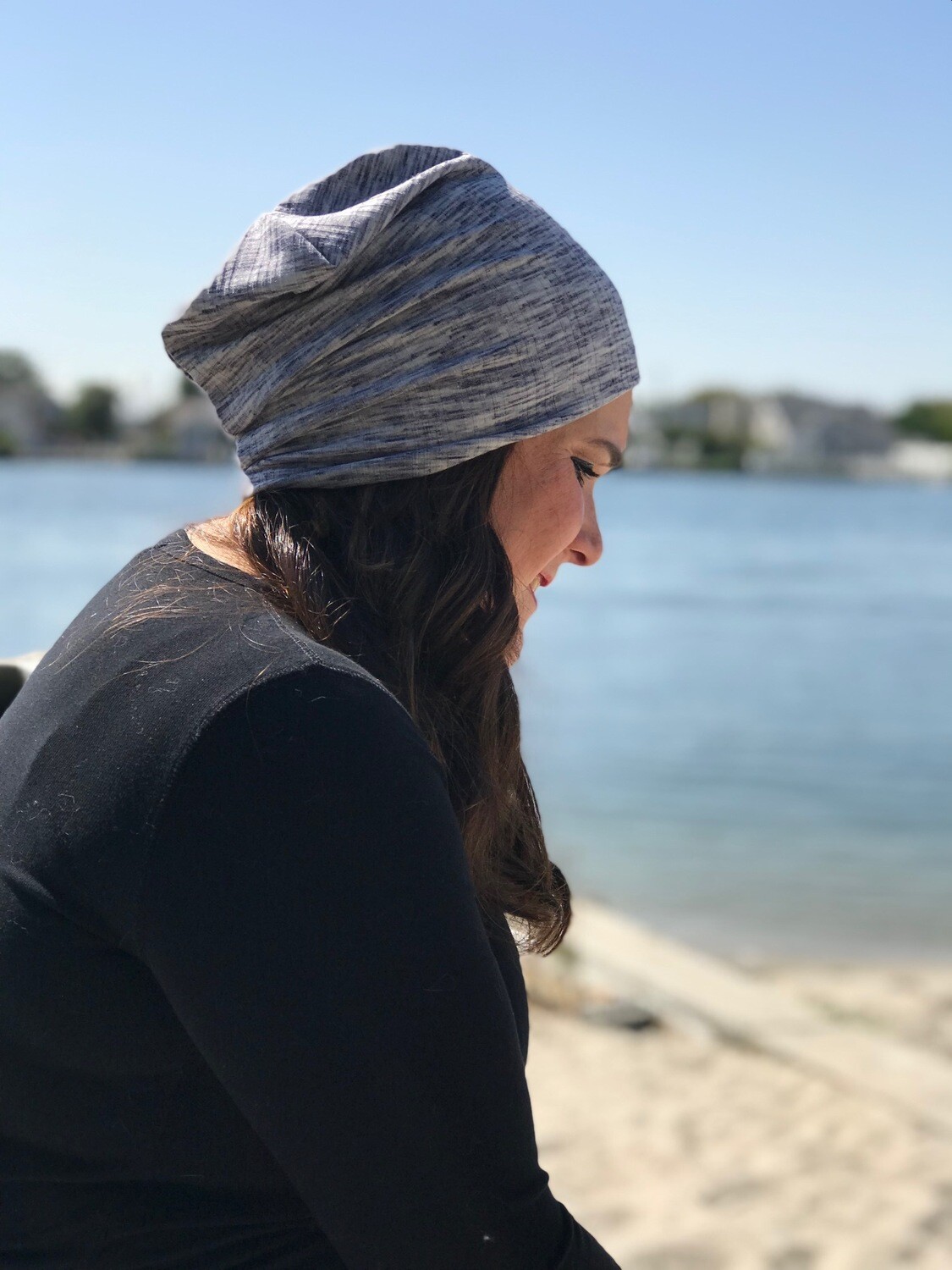 Light gray soft cotton Beanie