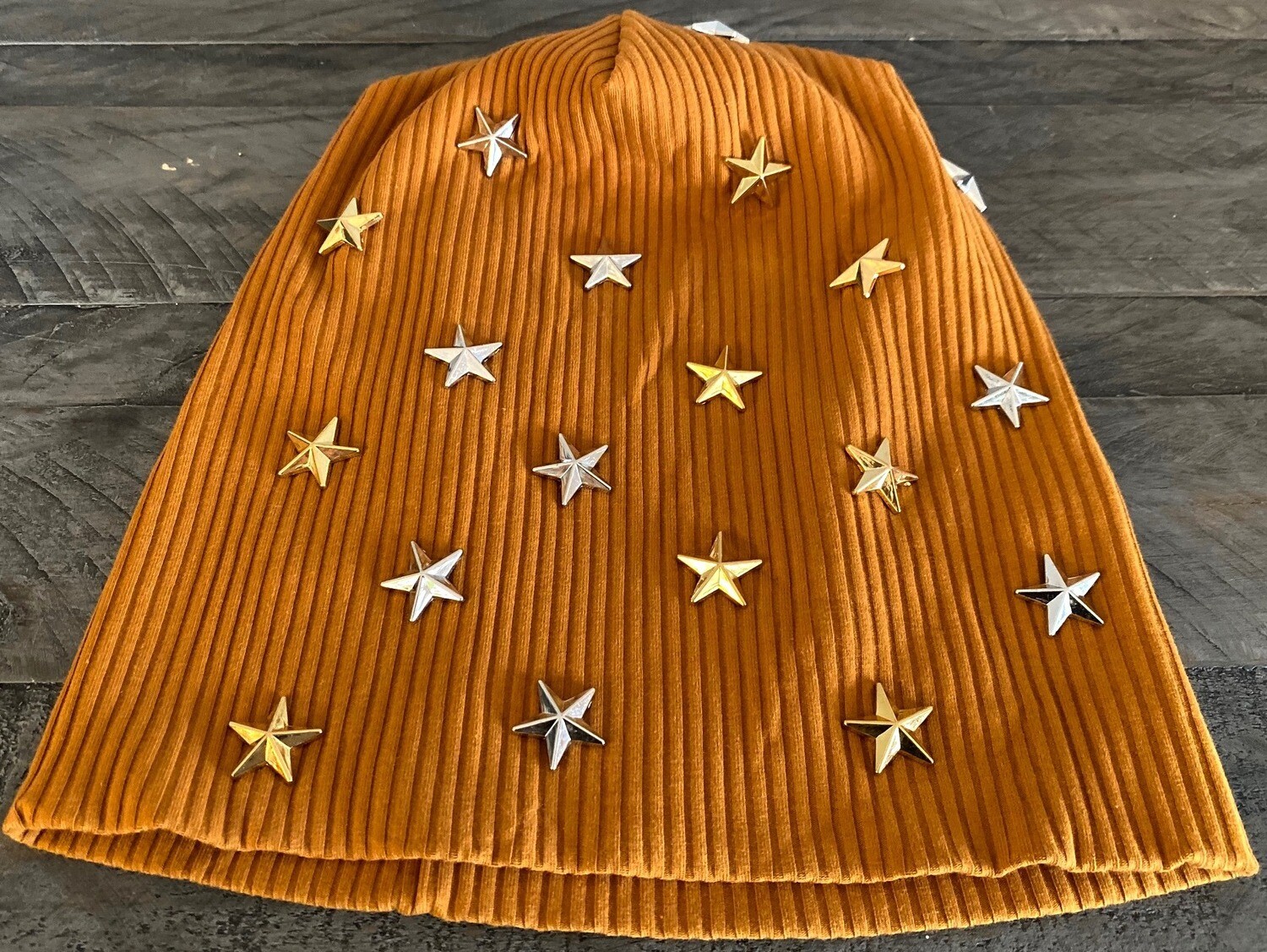 Ribbed caramel &quot;Your&#39;e the Star&quot; Beanies