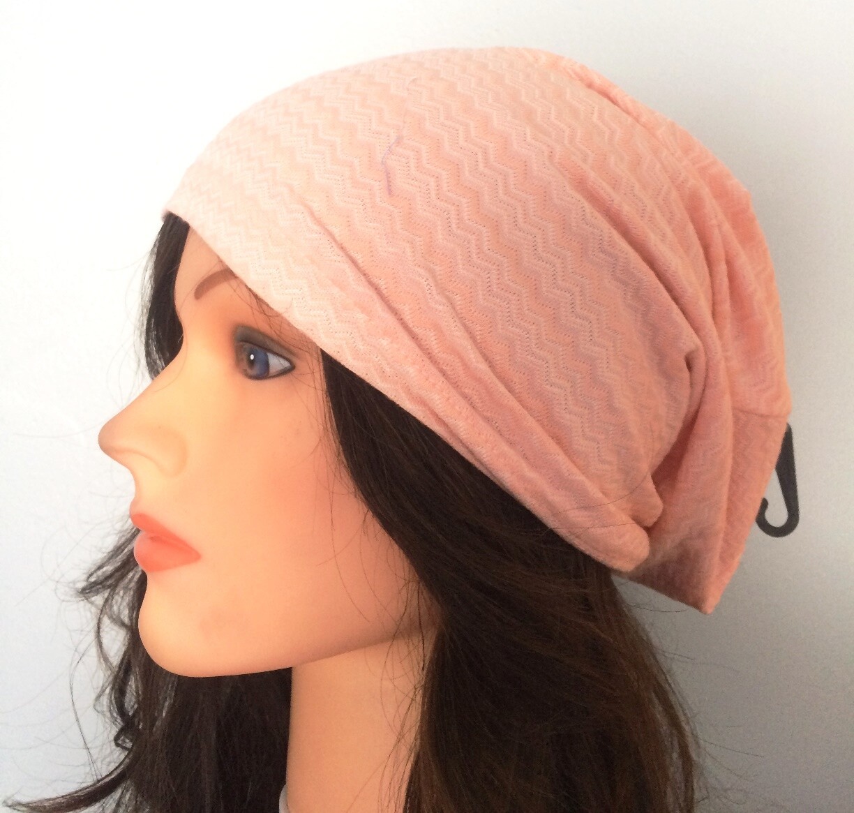 Pink zig zag pattern summer slouch