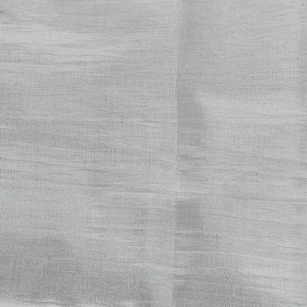 Shimmering solid tichel  Light silvery gray 