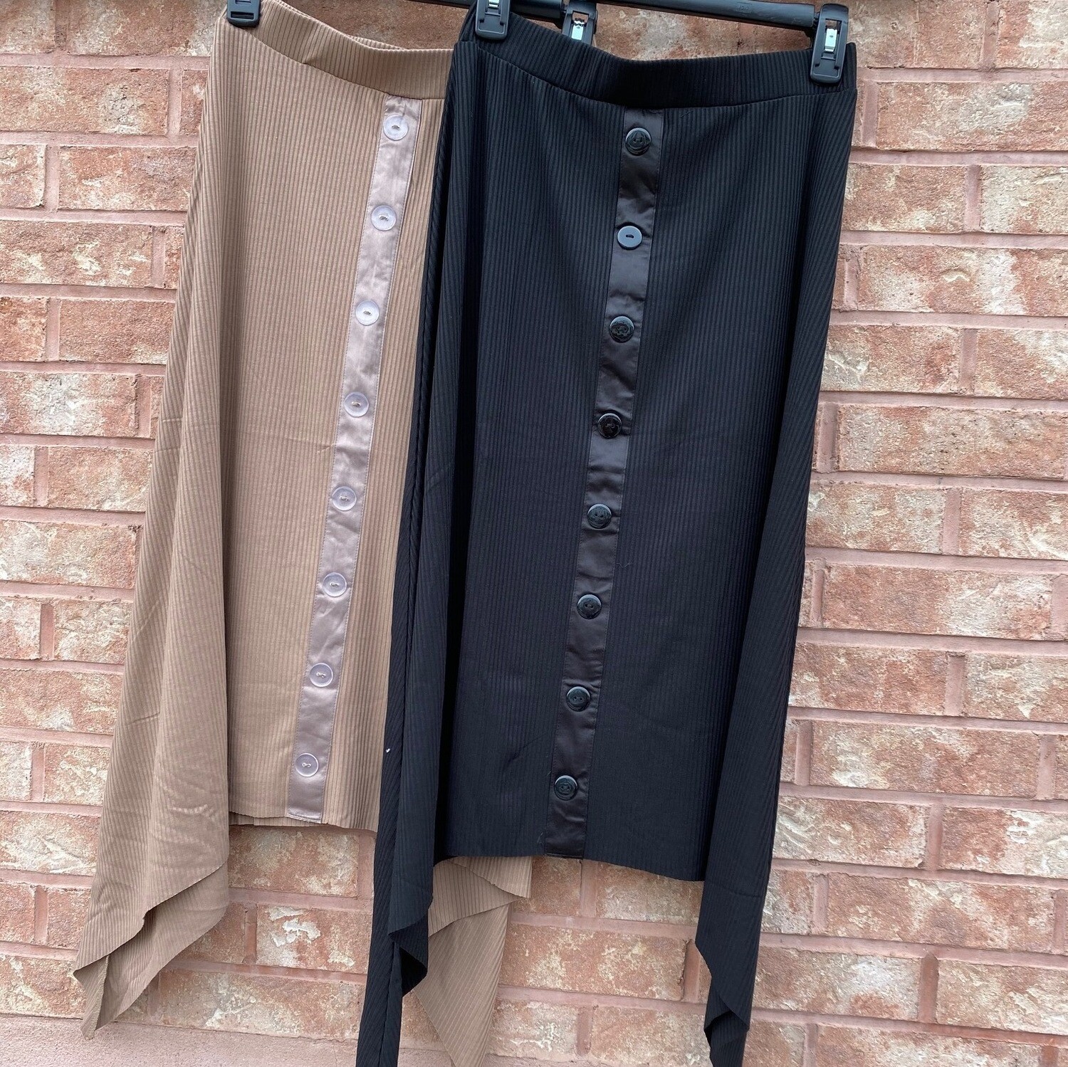 Shark-bite skirt