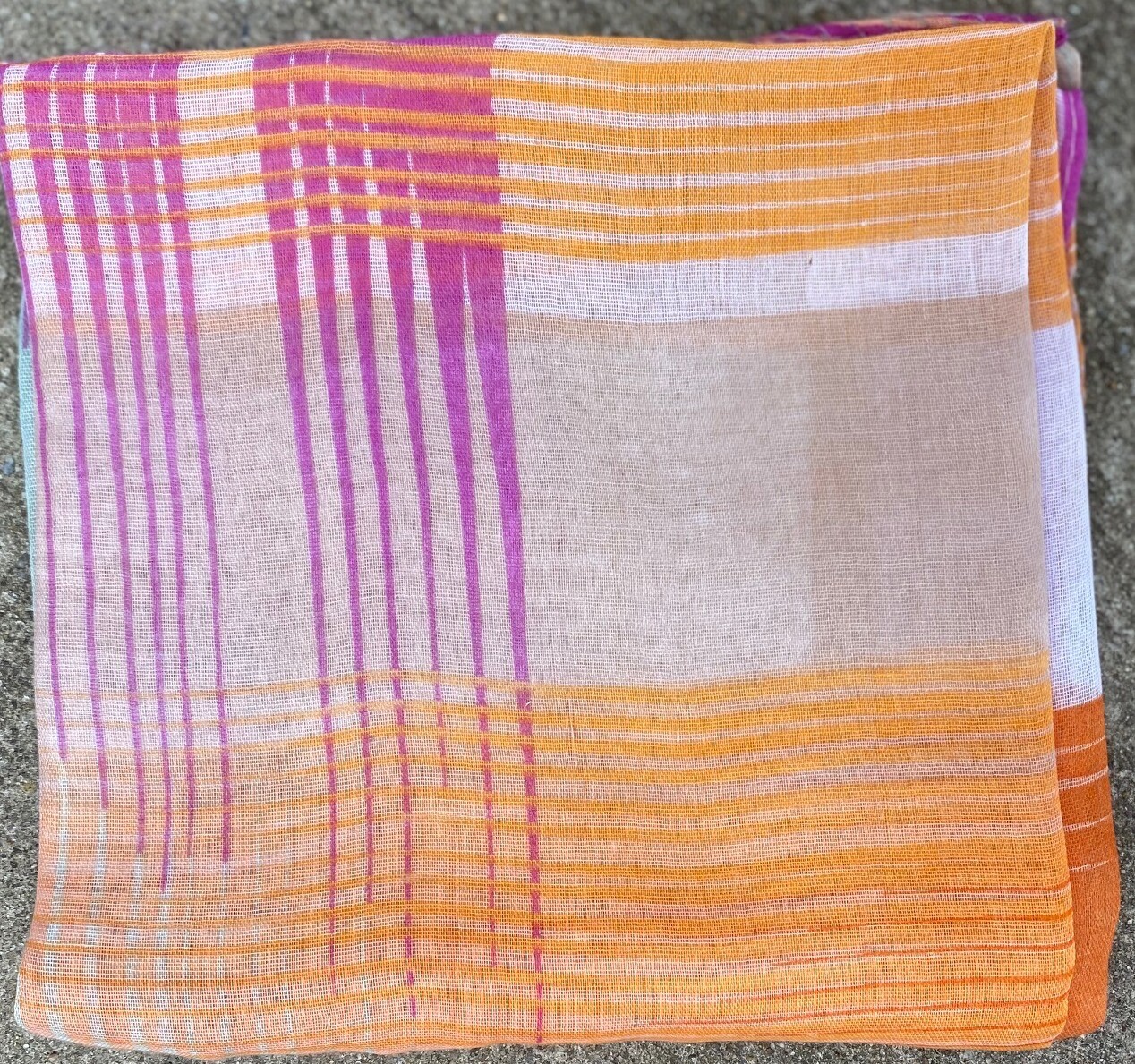 Orange pastel tichel